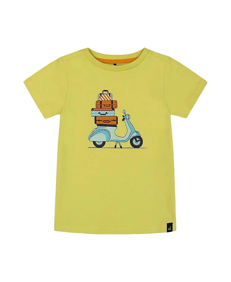 Deux par Deux Boys' Vespa Organic Cotton Tee - Little Kid
