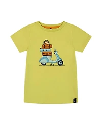 Deux par Deux Boys' Vespa Organic Cotton Tee - Little Kid