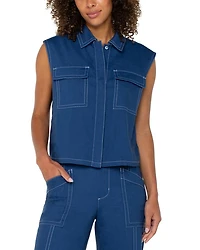 Sleeveless Cargo Shirt