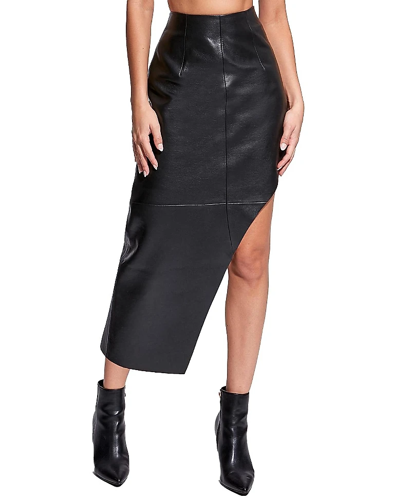As by Df Fallon Recycled Leather Skirt