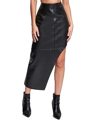 As by Df Fallon Recycled Leather Skirt