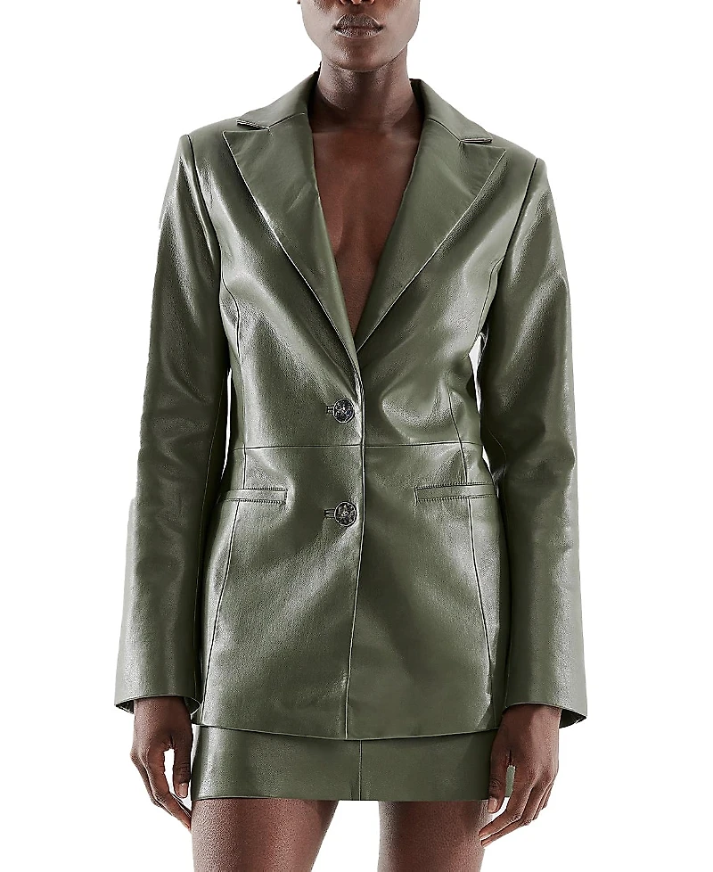 As by Df Dallas Recycled Leather Blazer