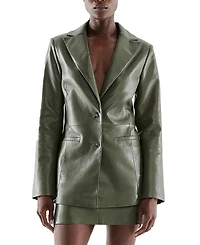 As by Df Dallas Recycled Leather Blazer