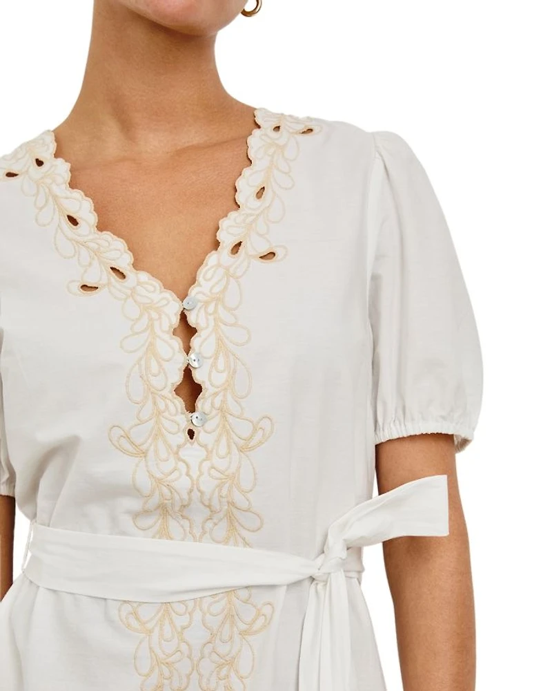 Tulip Embroidered Dress