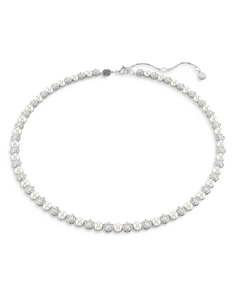 Swarovski Matrix Tennis Necklace, 16-17