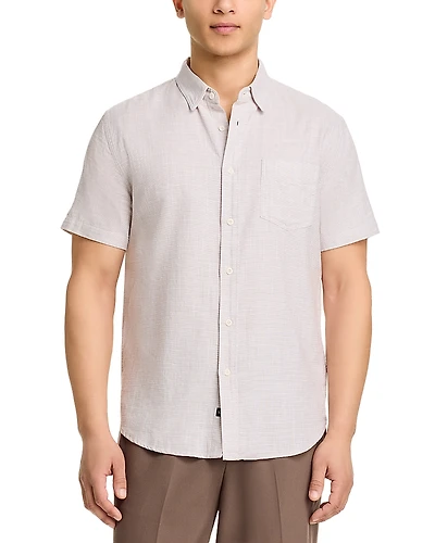 Rails Fairfax Tahini Etch Short Sleeve Shirt