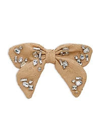 Lele Sadoughi Libby Candy Crystal Raffia Bow