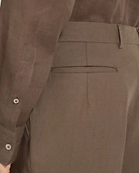 Oasi Lino Regular Fit Linen Trousers