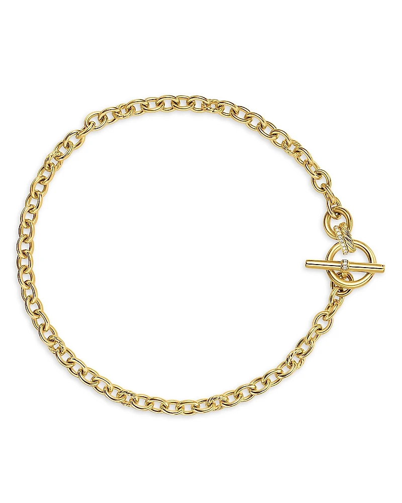 David Yurman Dy Mercer Toggle Chain Necklace