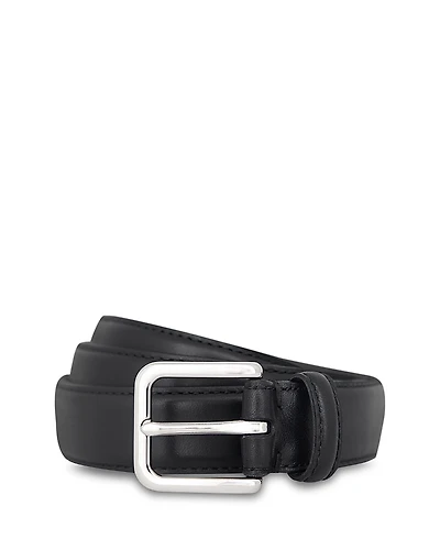 Vince Men's Stitched Leather Belt