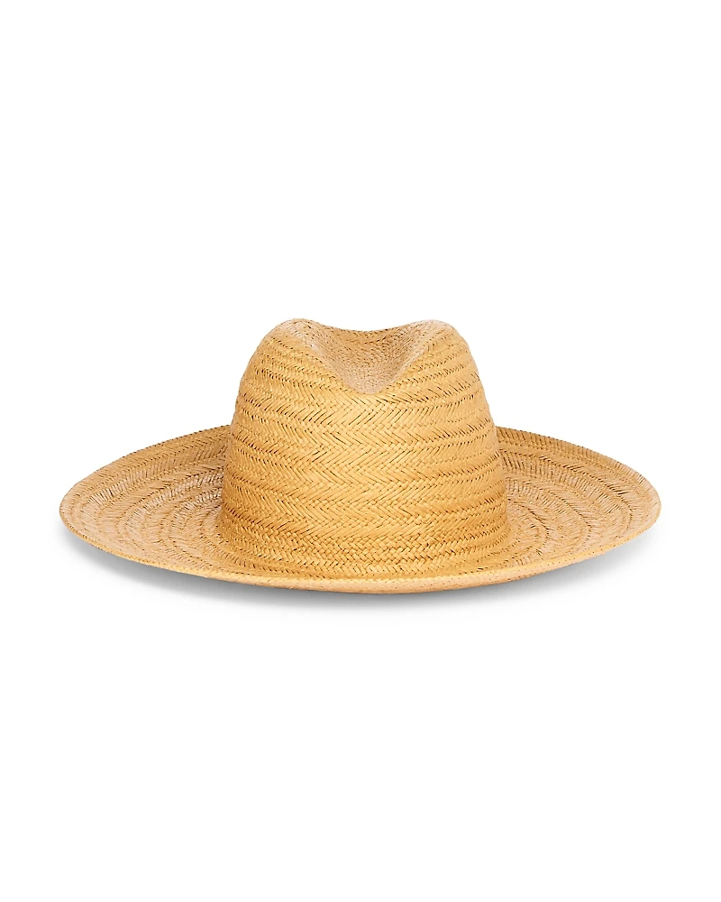 Vince Herringbone Panama Hat