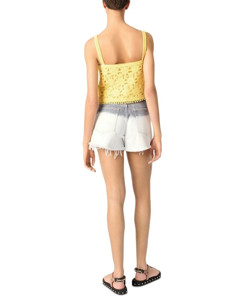 Crochet Knit Top