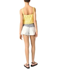 Crochet Knit Top