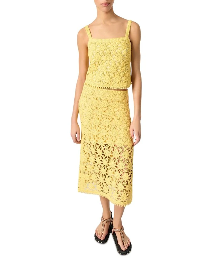 Long Crochet Skirt