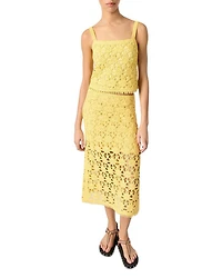 Long Crochet Skirt