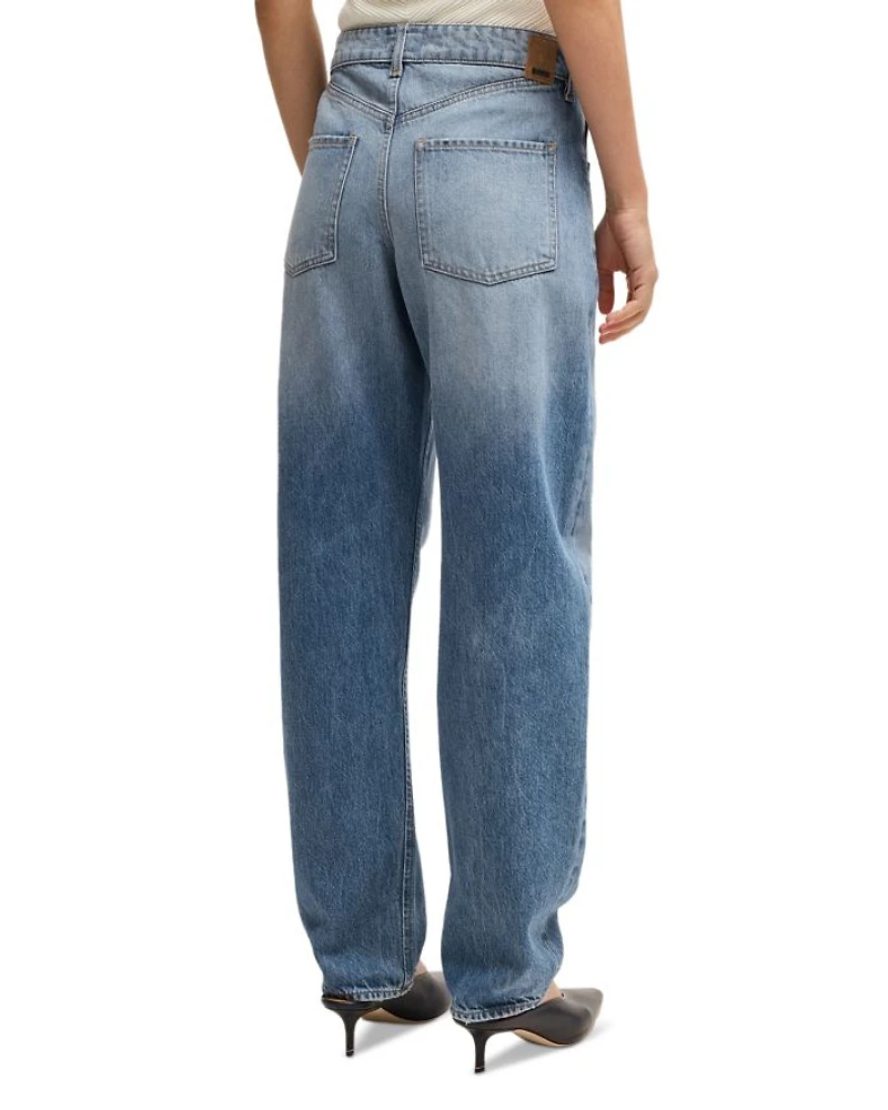 Daelya Straight Jeans Open Bu