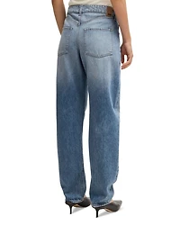 Daelya Straight Jeans Open Bu