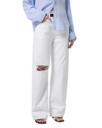 Ayla High Rise Baggy Jeans Zinc