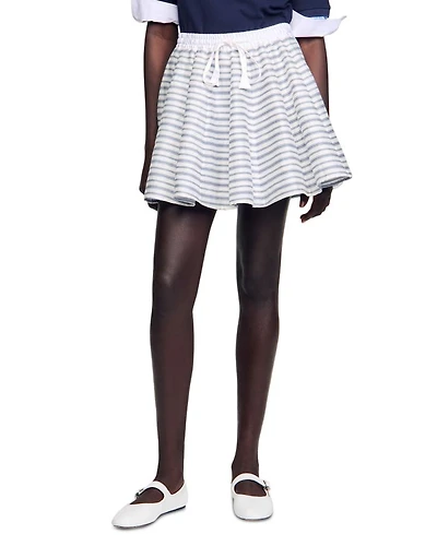 Spiral Print Skater Skirt - Exclusive