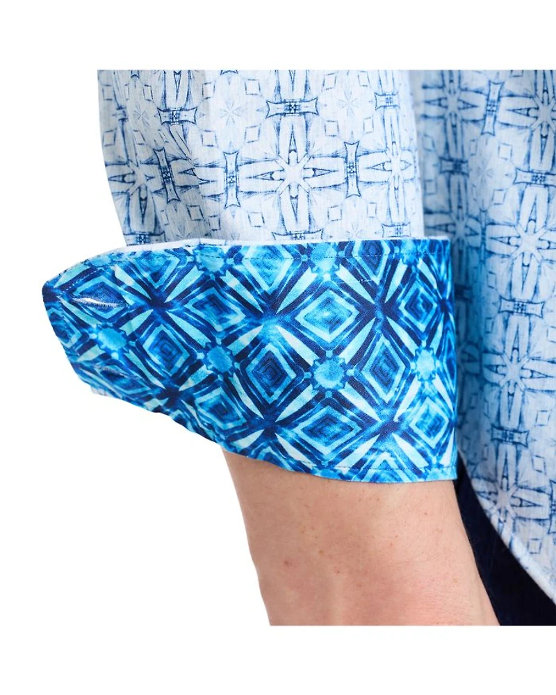 Madagascar Cotton Stretch Classic Fit Button Down Shirt