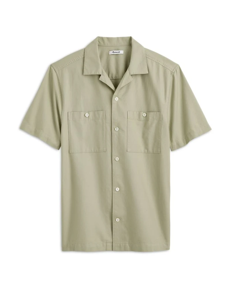 Camp Collar Short Sleeve Shirt