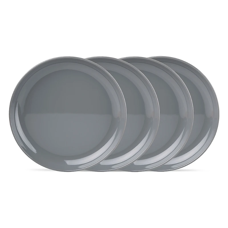 Godinger Marbella Melamine Stackable Appetizer Plate, Set of 4