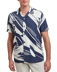 Ted Baker Heukels Relaxed Fit Fish Shirt