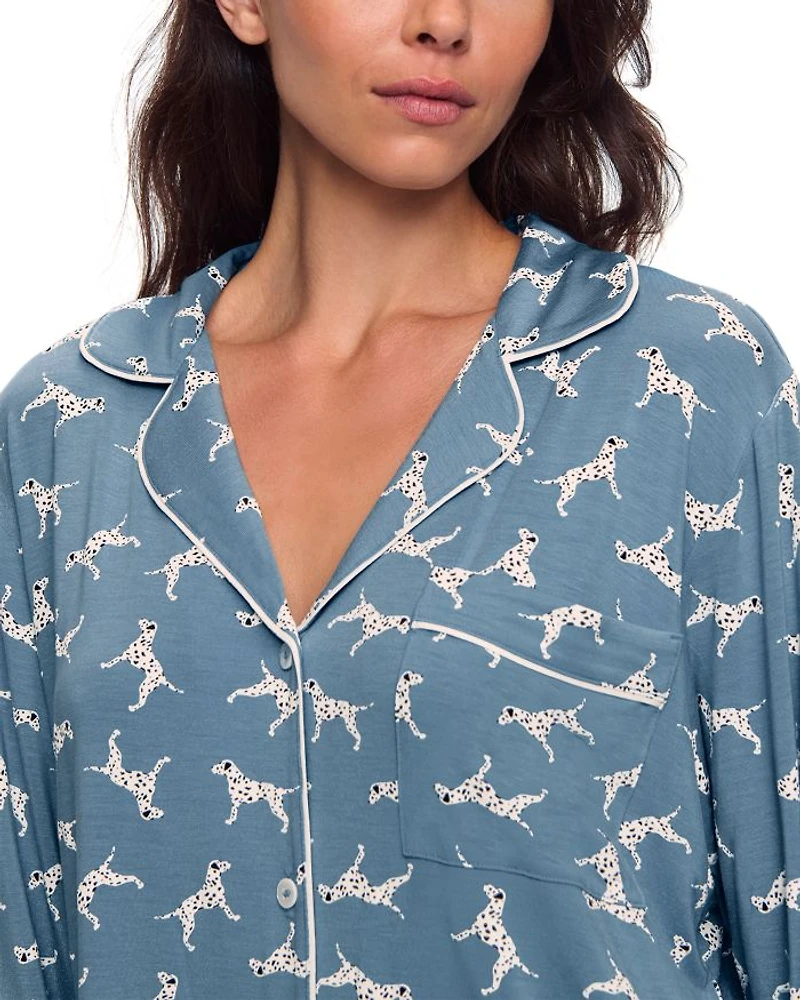 Gisele Printed Long Pajama Set