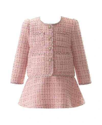 Rachel Riley Girls' Tweed Jacket and Skirt Set - Little Kid, Big Kid