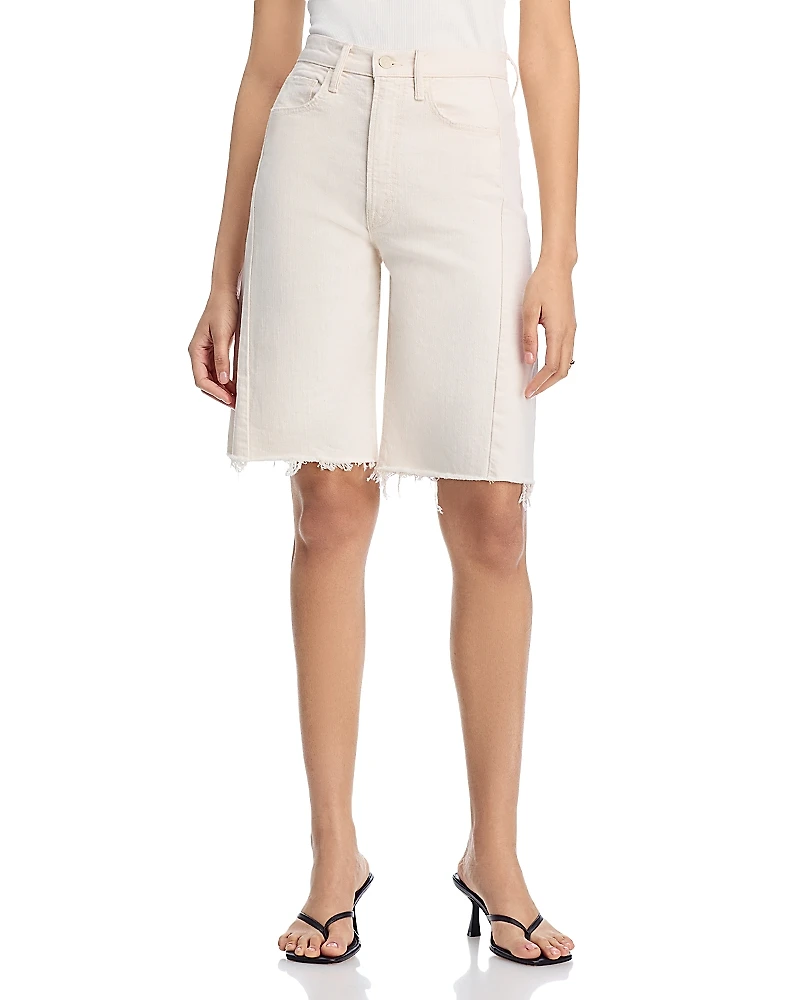 Mother The Half Pipe Frayed Bermuda Shorts