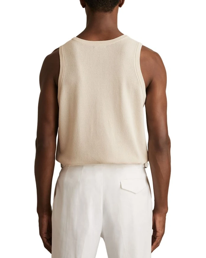 Watson Sleeveless Textured Tee
