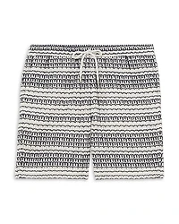 Embroidered Crochet Drawstring Short