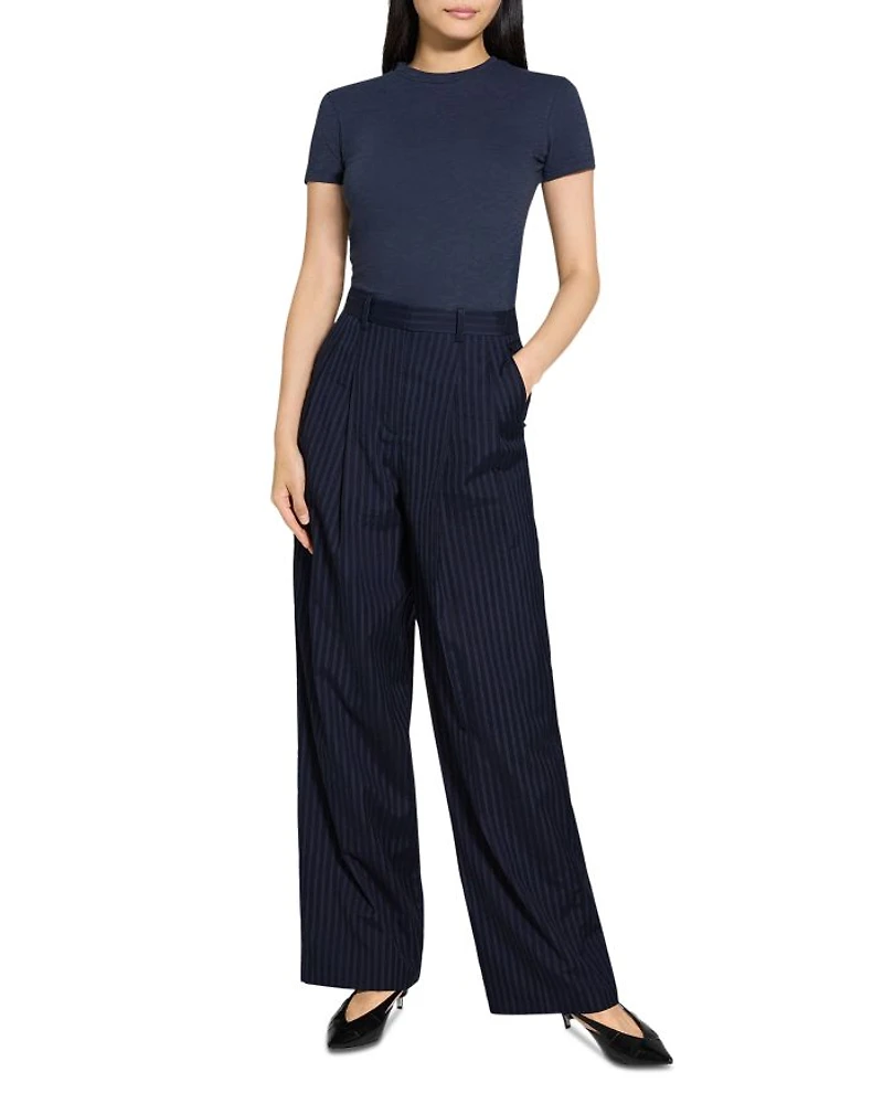 Pleated Pants