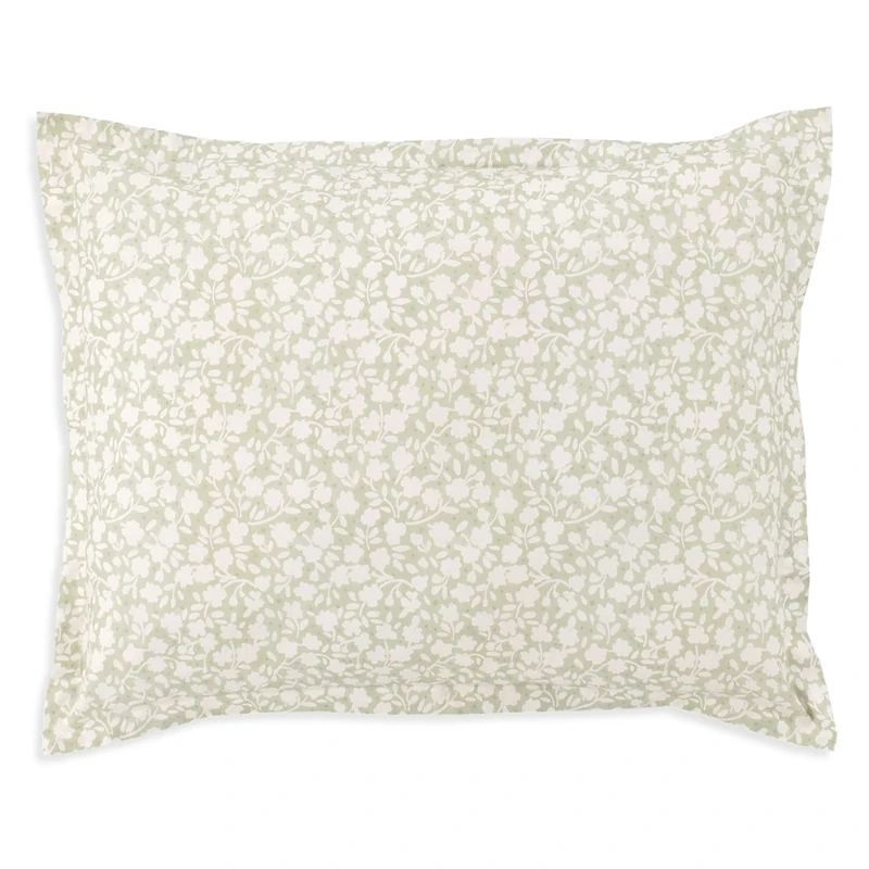 Annie Selke Aria Floral Sage Standard Sham