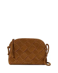 Loeffler Randall Mallory Woven Suede Crossbody Bag