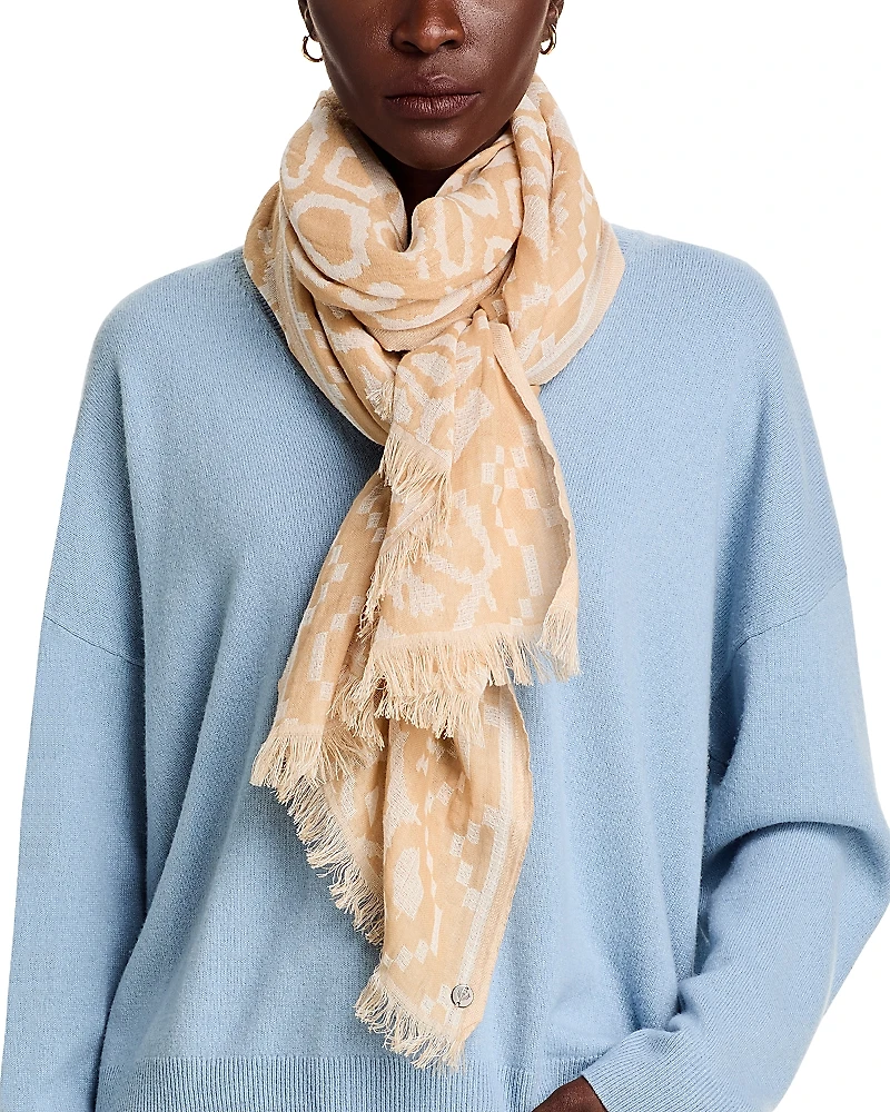 Fraas Abstract Animal Scarf