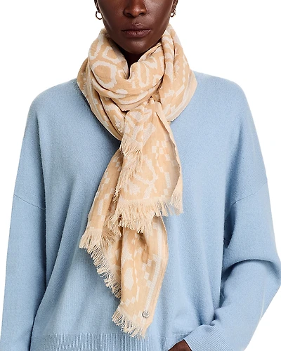 Fraas Abstract Animal Scarf