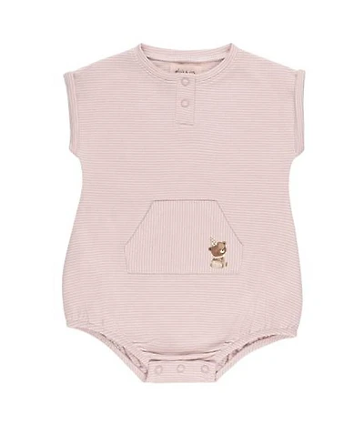 Ely's & Co. Unisex Baby French Terry Romper - Bear Collection