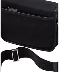 Re-Nylon and Saffiano Leather Shoulder Bag