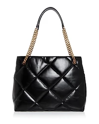 Kira Diamond Quilt Leather Tote