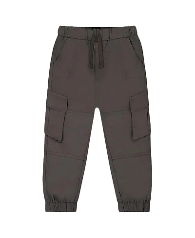 Deux par Deux Boys' Parachute Cargo Pocket Jogger Pants - Baby