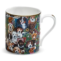 Dogs Leave Pawprints Mugs, Set of 2
