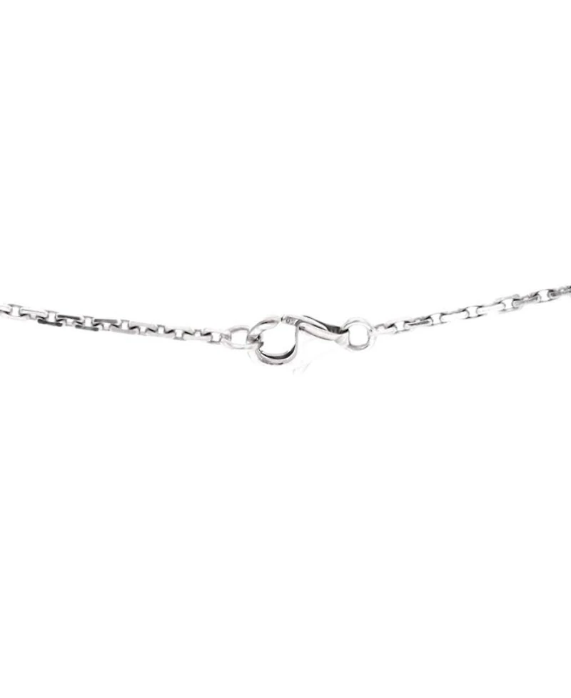 Love Interlocking Necklace 18K White Gold and Diamonds