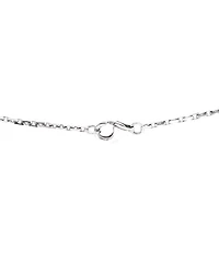 Love Interlocking Necklace 18K White Gold and Diamonds
