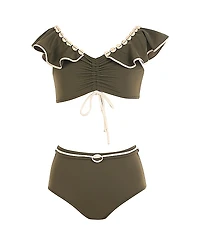 Nessi Byrd Girls' Lale Two-Piece Swimsuit - Little Kid, Big Kid