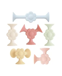 Mushie Silicone Suction Builders - Ages 3+ Years