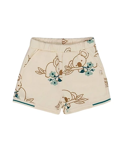 Deux par Girls' Printed French Terry Short- Little Kid