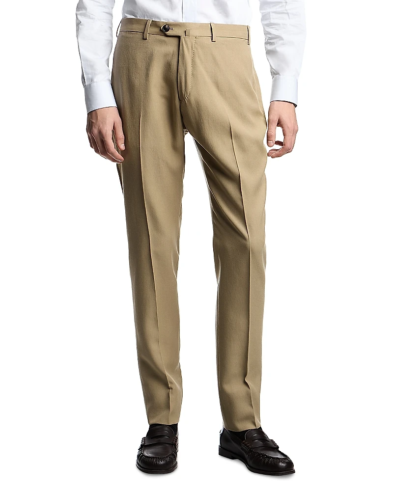 Emporio Armani Flat Front Trousers