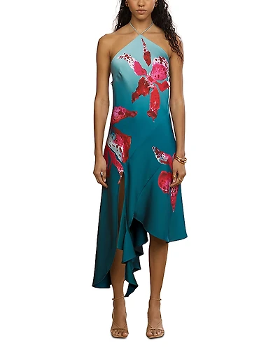 Amur Alohi Placed Print Dress