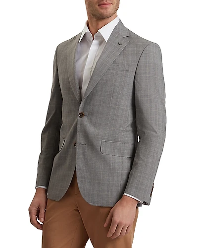 Ted Baker Ron Classic Wool Check Modern Fit Suit Jacket